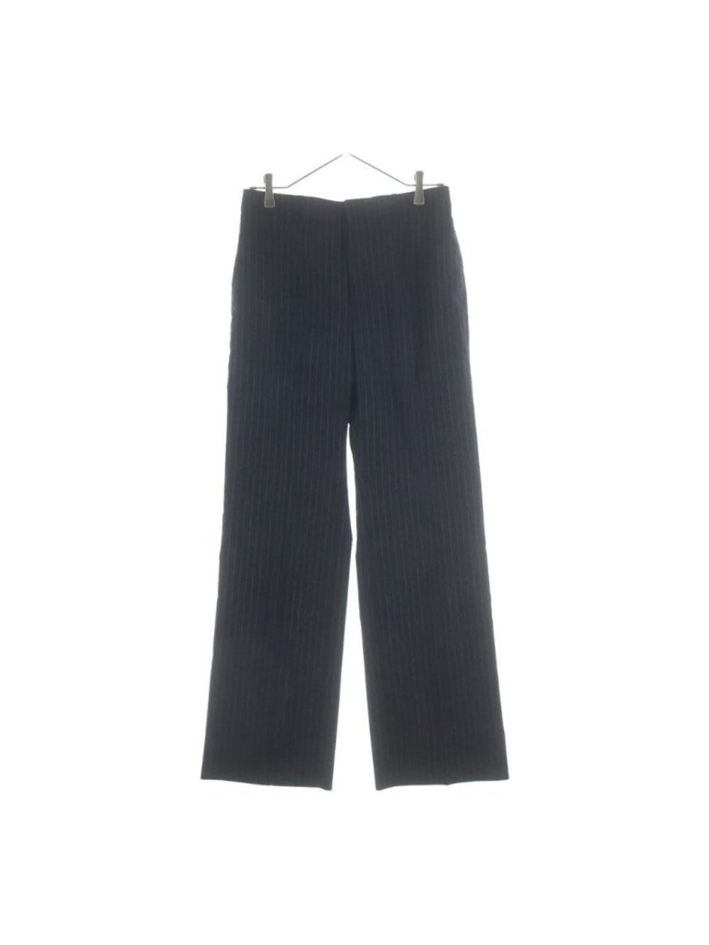 Celine Wool Striped Trousers Pants Black